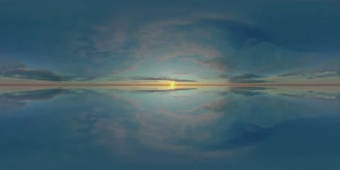 Timelapse sky view cloudy nature equirectangular cloudscape, 360 panorama Video stock 171105375