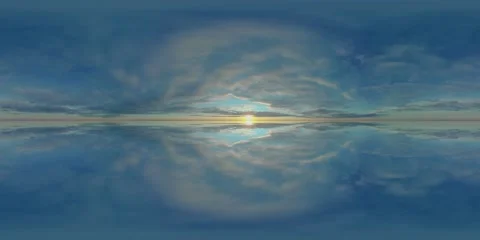 Timelapse sky view cloudy nature equirectangular cloudscape, 360 panorama Video stock 171328283