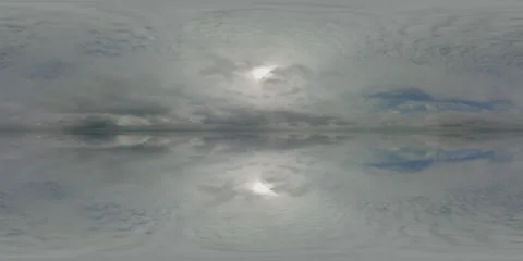 Timelapse sky view cloudy nature equirectangular cloudscape, 360 panorama Video stock 171631316