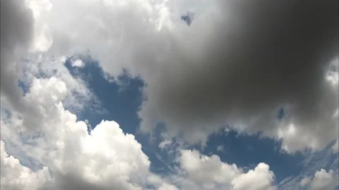 Timelapse sky wide angle perspective Video stock 172247068