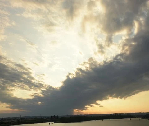 Timelapse Sky/Bridge Stock Footage 77851080