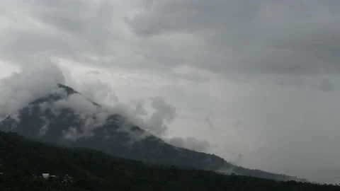 Timelapse small clouds in mountains Bali, Munduk Stock Footage 220820763