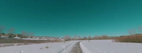 Timelapse Snow Filled Trails Stock Footage 231939018