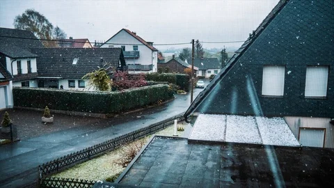 Timelapse Snow Melting Stock Footage 106410473