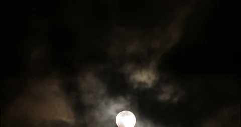 Timelapse Snow Moon 4k Video stock 108590300