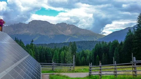 Timelapse of Solar Panels energy Stock Footage 80289130