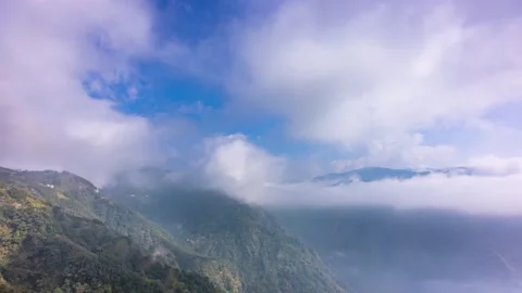 Timelapse - The spectacular Clouds in Taiwan Stock Footage 243545032