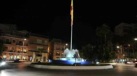 Timelapse in the square of the race Stock Footage 36032754