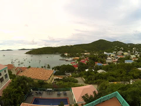TimeLapse of St. Johns Harbor Stock Footage 42159930