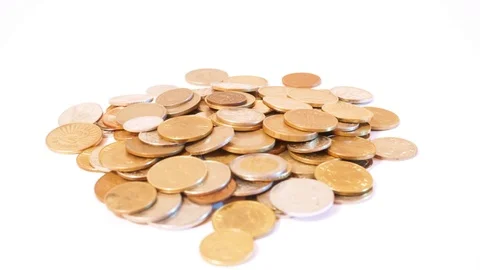 Timelapse of stack of raising coins 스톡 동영상 86462061