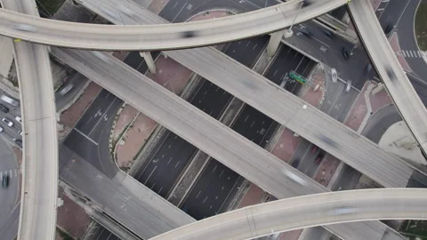 Timelapse Stacked Highway 1604 Loop San Antonio Texas Drone Video stock 277228913