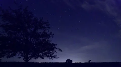 Timelapse star field Stockbeeldmateriaal 11588078