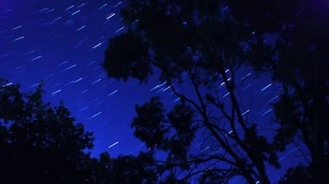Timelapse star field Видео 11588086