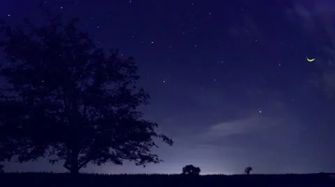 Timelapse star field Video stock 11607246