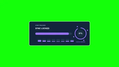 Timelapse Star Tracker Sync Locked Green Screen Overlay 스톡 동영상 344731612
