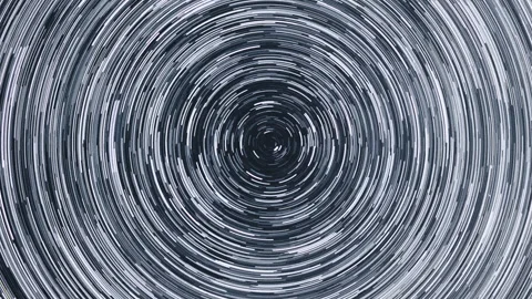 Timelapse of star trails around north star Stock Footage 331204497