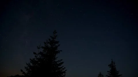 Timelapse of Starry Night Sky Over Bavarian Mountain Summit 스톡 동영상 280342854