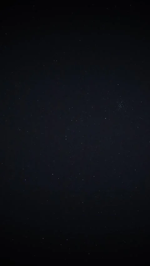 Timelapse of Starry Night Sky with Scattered Stars Stock Footage 312245473