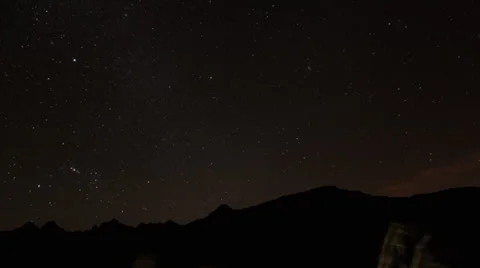 Timelapse of a starry sky Stock Footage 27364467