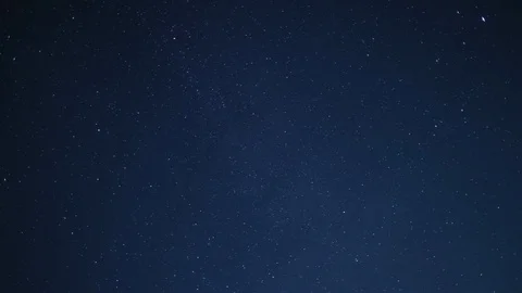 Timelapse of starry sky Stock Footage 93000125