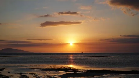 Timelapse: Stilts sunset Stock-Footage 92488865