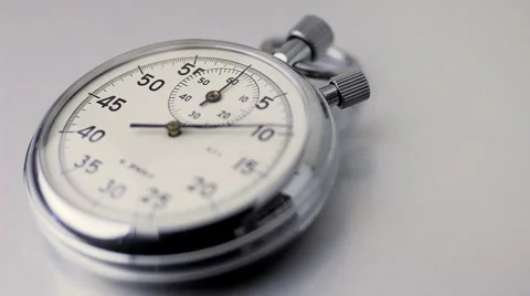 Timelapse Stopwatch Video stock 1041023