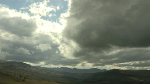 Timelapse storm build up Stock Footage 11140260