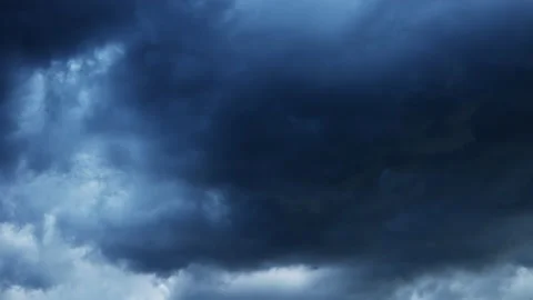 Timelapse Storm Clouds Breaking Up Stock-Footage 158778231