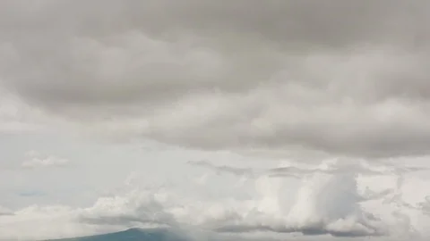 Timelapse of storm clouds cumulating above city, San Jose, Costa Rica Stock-Footage 141245411