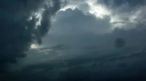 Timelapse storm clouds Video stock 11579669