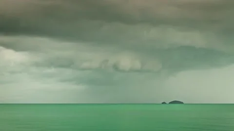 Timelapse of storm clouds Stock Footage