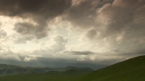 Timelapse of storm clouds Stock Footage 27341000