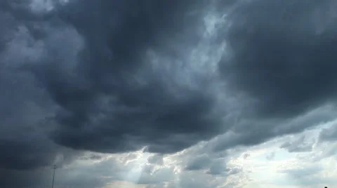 Timelapse storm clouds Vídeo Stock 46912949