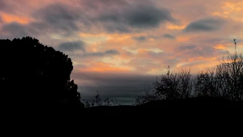 Timelapse Of Storm Clouds Stock Footage 292741142