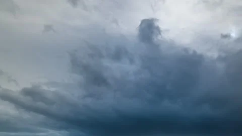 Timelapse of storm clouds, Kanagawa Prefecture, Japan Stock Footage 131578392