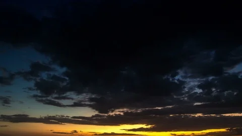 Timelapse Storm clouds with the rain Stock Footage 99623372