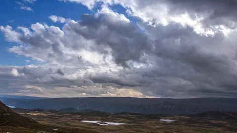 Timelapse of Storm covering the sky. Stock Footage 98183724