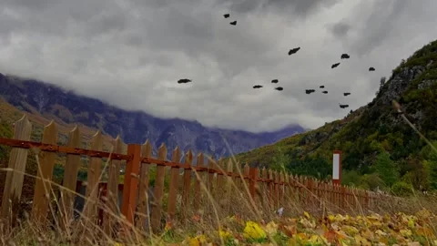 Timelapse before the storm Stock Footage 255732217