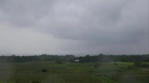 Timelapse of Storm over Farm 스톡 동영상 78690959