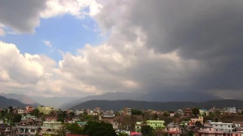 Timelapse stormy clouds Vídeo Stock 47576070