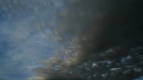 Timelapse of stormy clouds Stock Footage 115080125