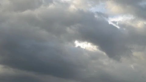 Timelapse of Stratocumulus storm cloudsorm clouds Stock Footage 89729015