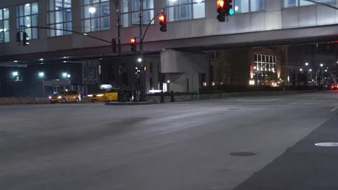 Timelapse Streak Car Intersection Stock Footage 71283345