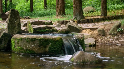 Timelapse stream of water Video stock 39154070