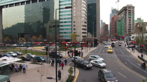 Timelapse street Stock Footage 24825442