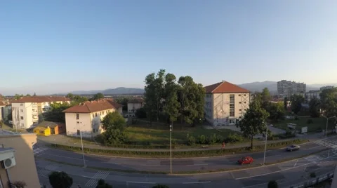 Timelapse street sunset Stock-Footage 65963725