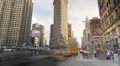 Timelapse street traffic cars vehicles Flatiron Building New York City cars NYC 4k or 4k+ Resolution