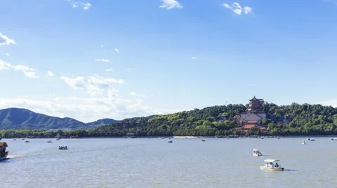 Timelapse of the summer palace-beijing Stock Footage 39766362
