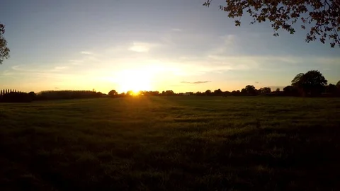 Timelapse Sun &amp; Animals Landscape 動画素材 81978476