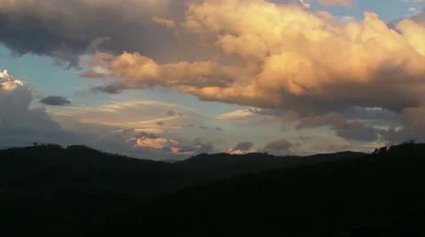 Timelapse of Sun on the Clouds Video stock 28497247